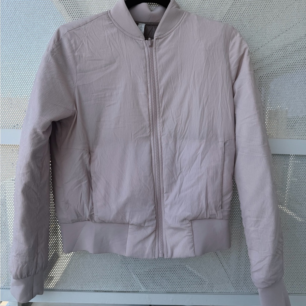 lululemon athletica Blush Pink Bomber Jacket
